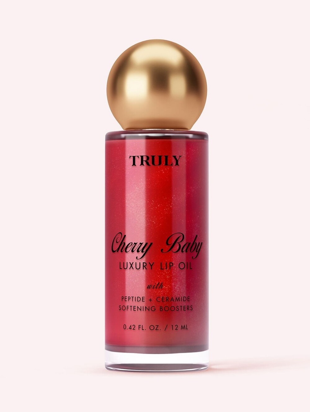 Truly Cherry Baby Luxury Peptide Plumping Lip Oil, NWT